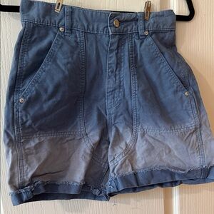 Urban Outfitters Blue Gradient Denim Shorts